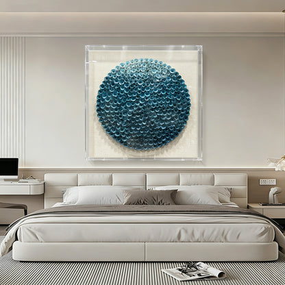 Handmade Wood Paper Flower Wall Art - Luxury Decor