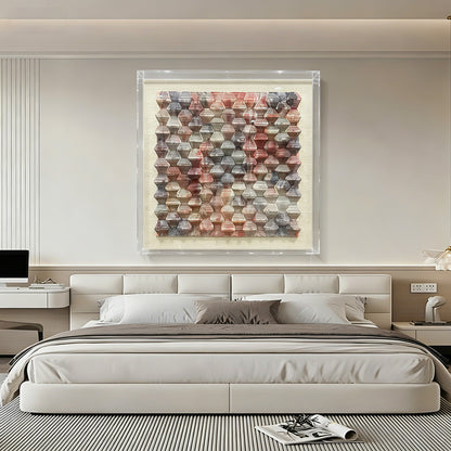 Handmade Cardstock uv molding Wall Art - Large Sculpture