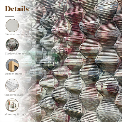 Handmade Cardstock uv molding Wall Art - Large Sculpture