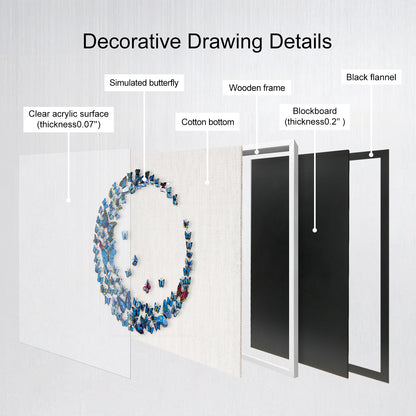 Deep Indigo Coiled Paper Concentric Wall Feature