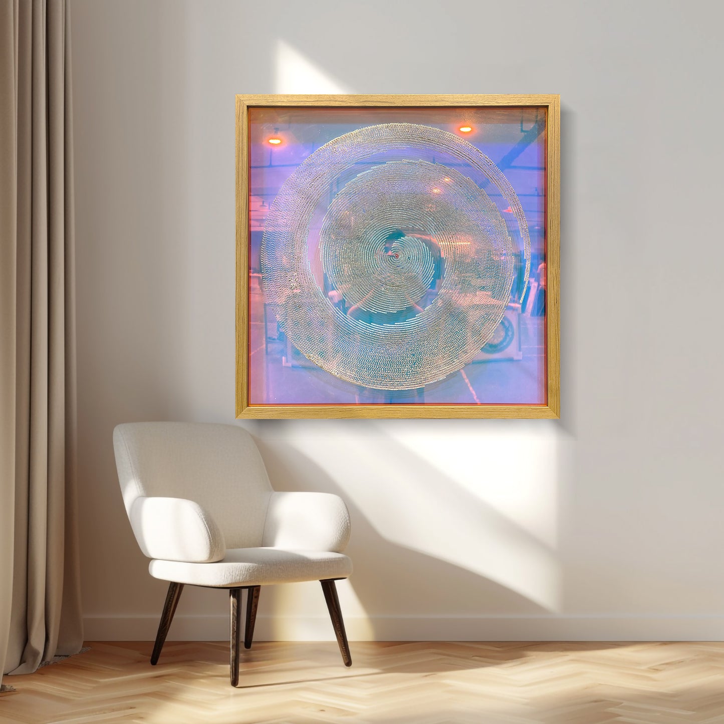 Wabi-Sabi Minimalist 3D Relief Wall Art - Clay Textured Canvas