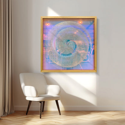 Wabi-Sabi Minimalist 3D Relief Wall Art - Clay Textured Canvas