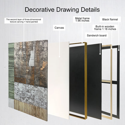 Gray Extra Large Wall Art Abstract Large Canvas Art Large wall Paintings Big Wall Decor Living Room for Bedroom Dining Room Wall Decor