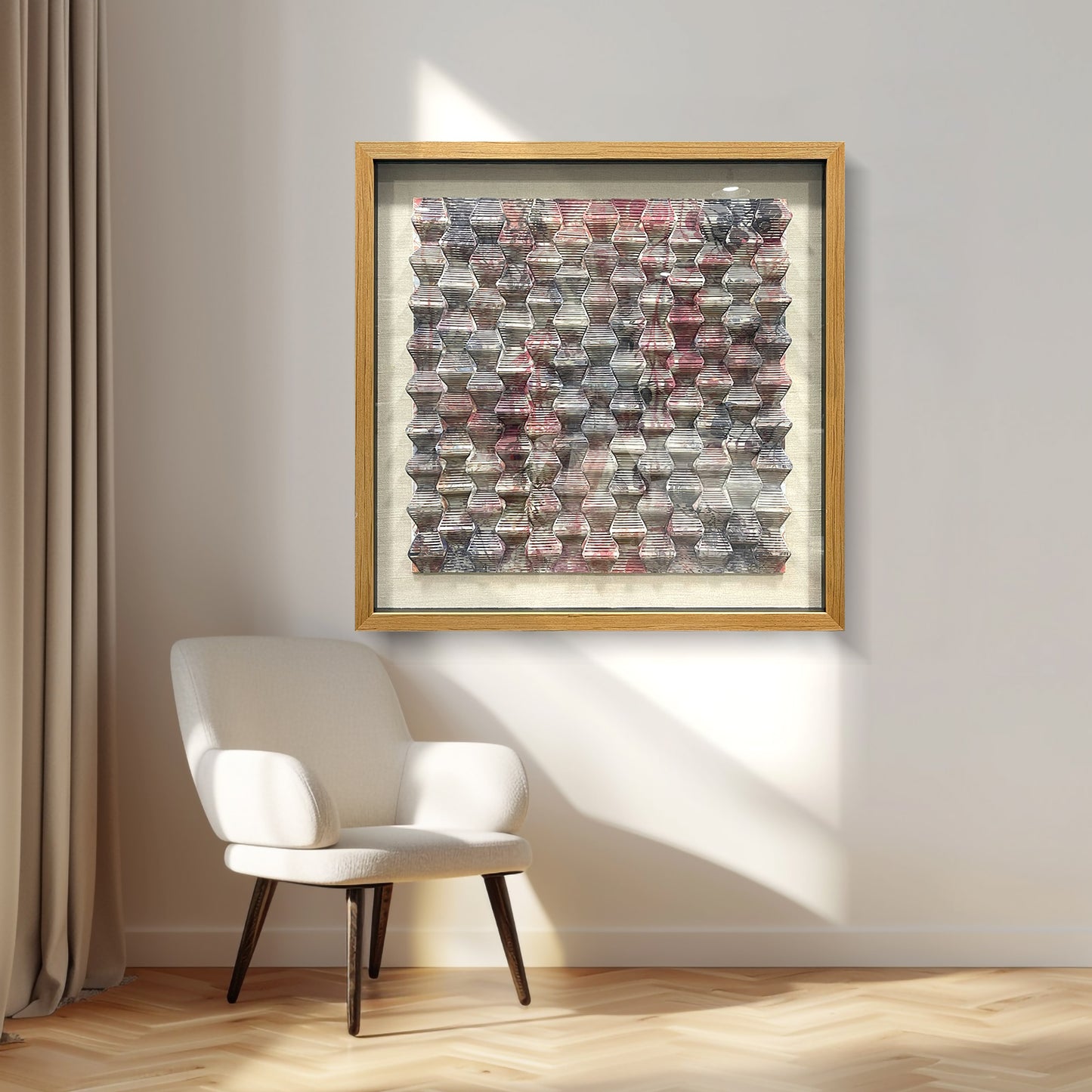 Handmade Cardstock uv molding Wall Art - Large Sculpture