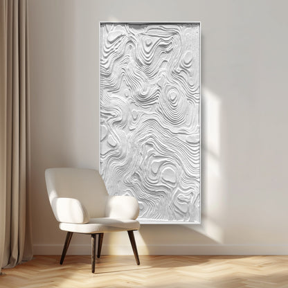 Architectural Sculpted Terrain Relief Feature Mural