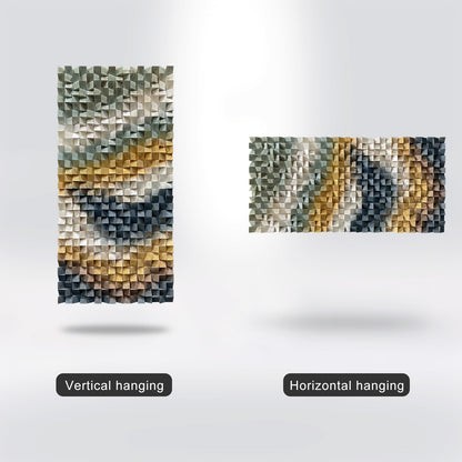 Unique triangular wooden wall art, crafted from natural wood to outline dynamic geometric lines, embodying stylish artistic aesthetics.