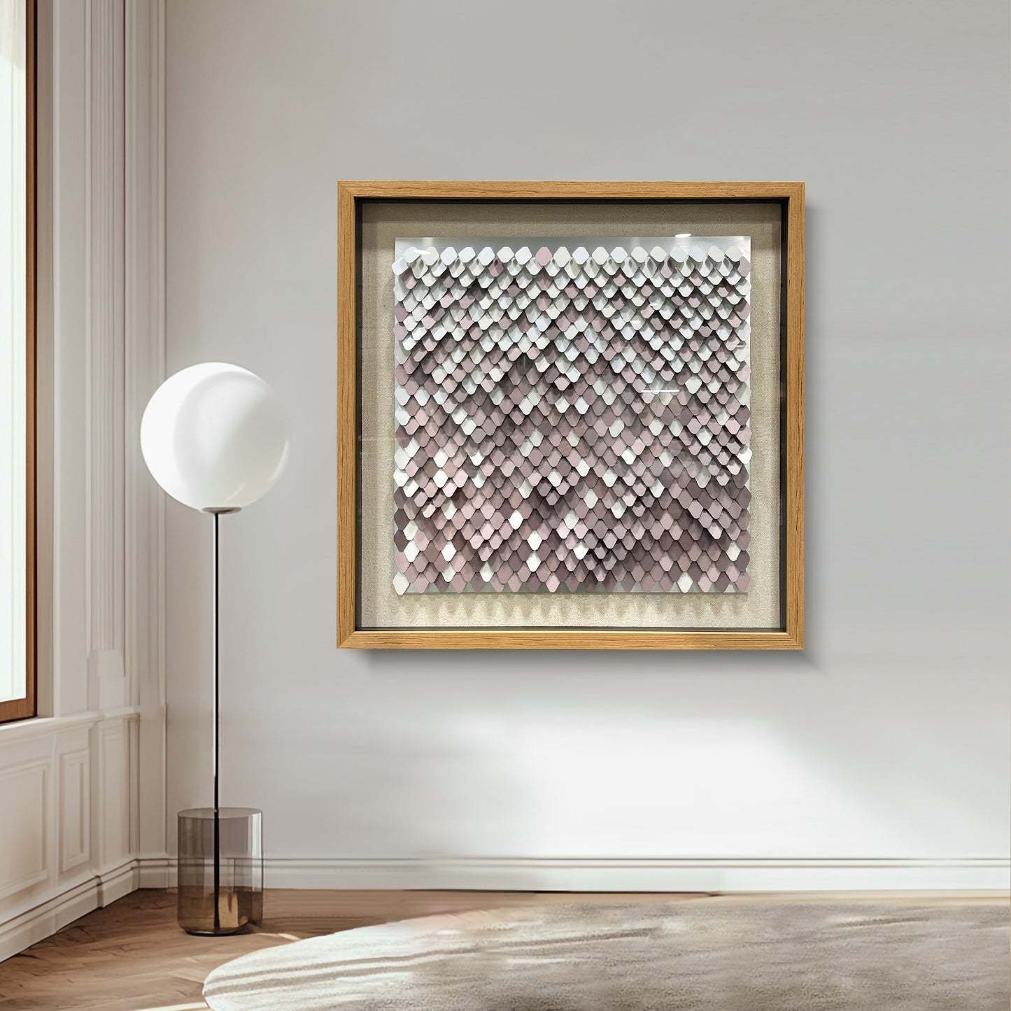 Abstract Textured Metal Patchwork Wall Art - Contemporary Sculpture