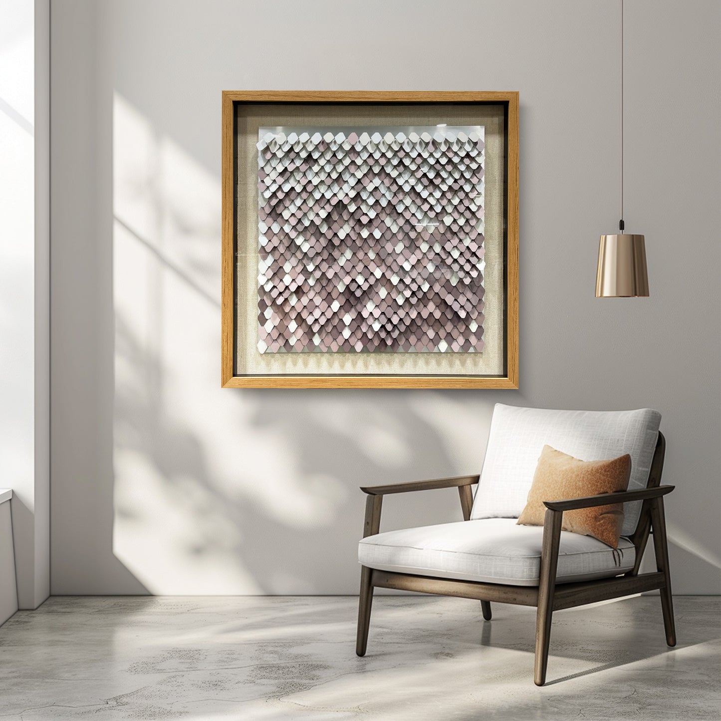 Abstract Textured Metal Patchwork Wall Art - Contemporary Sculpture