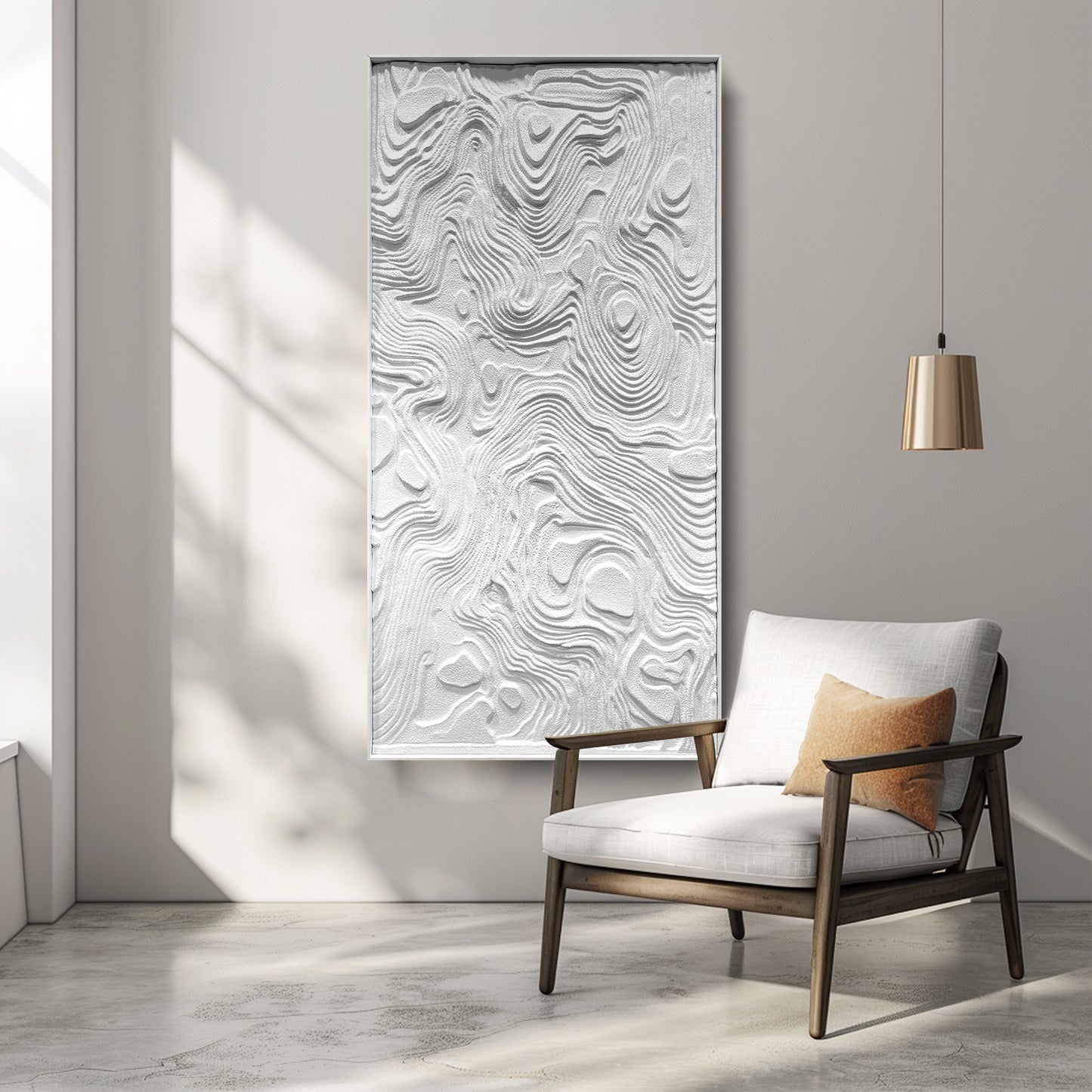 Architectural Sculpted Terrain Relief Feature Mural