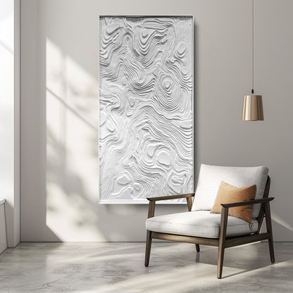 Architectural Sculpted Terrain Relief Feature Mural