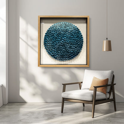 Handmade Wood Paper Flower Wall Art - Luxury Decor