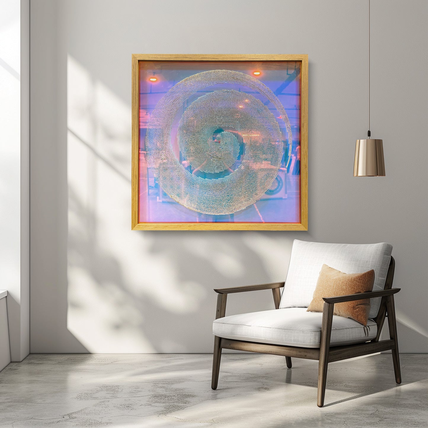 Wabi-Sabi Minimalist 3D Relief Wall Art - Clay Textured Canvas