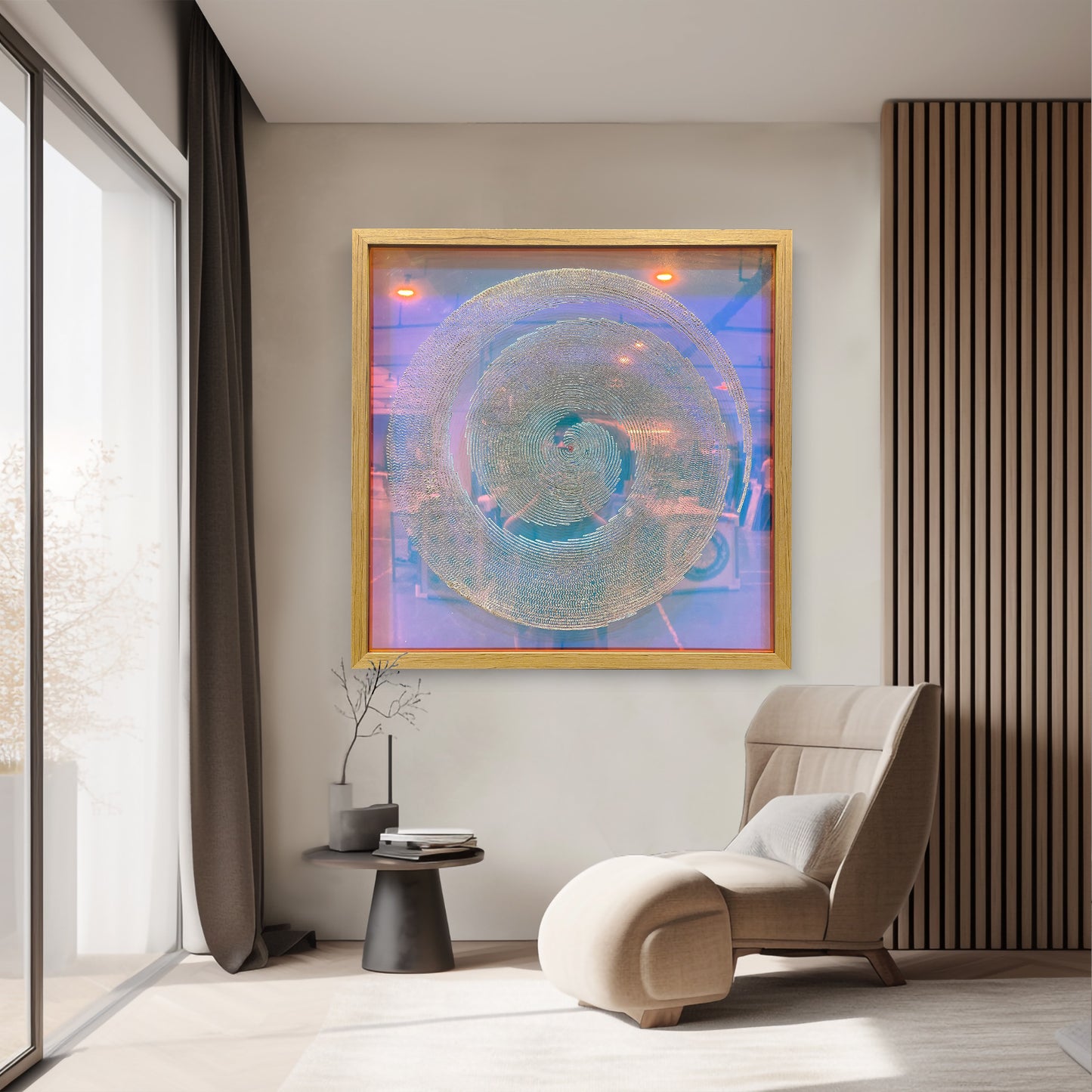 Wabi-Sabi Minimalist 3D Relief Wall Art - Clay Textured Canvas