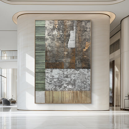 Gray Extra Large Wall Art Abstract Large Canvas Art Large wall Paintings Big Wall Decor Living Room for Bedroom Dining Room Wall Decor