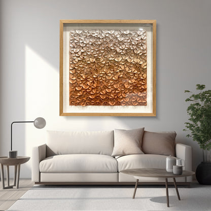 3D Leather Butterfly Wall Art - Gradient Decor