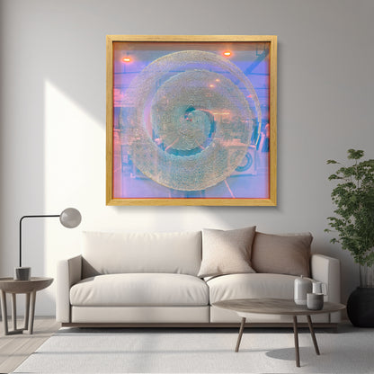 Wabi-Sabi Minimalist 3D Relief Wall Art - Clay Textured Canvas