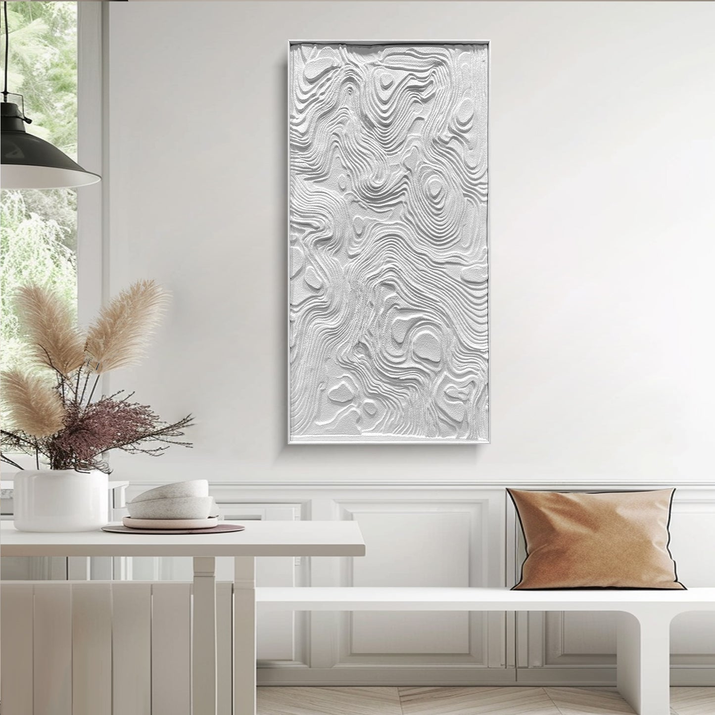 Architectural Sculpted Terrain Relief Feature Mural