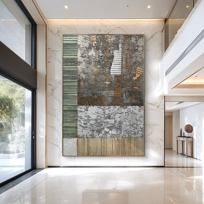 Gray Extra Large Wall Art Abstract Large Canvas Art Large wall Paintings Big Wall Decor Living Room for Bedroom Dining Room Wall Decor