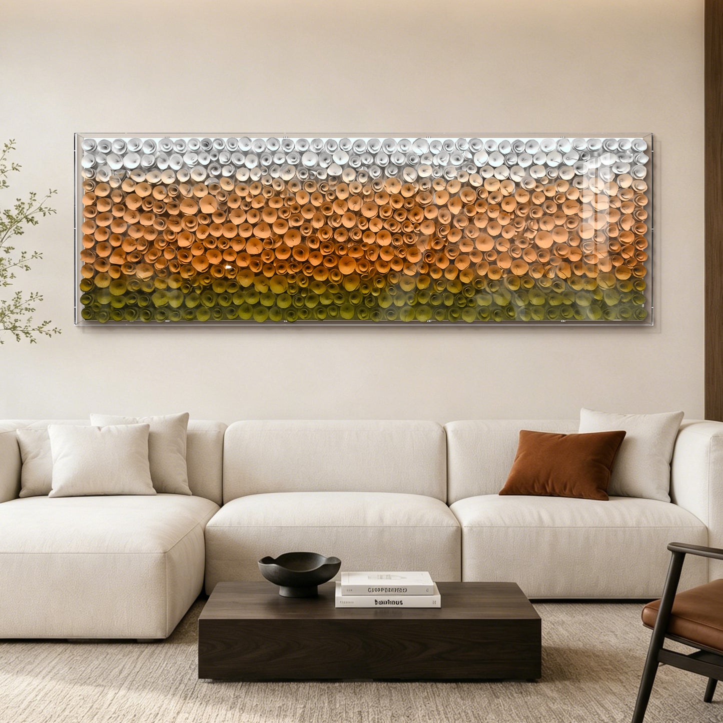 Blue Bloom Wood Flower Wall Decor