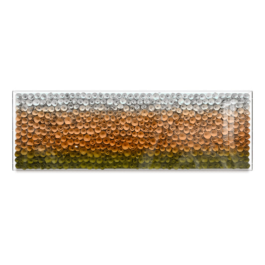 Blue Bloom Wood Flower Wall Decor