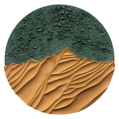Forest Canyon Round Sandstone Art