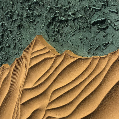 Forest Canyon Round Sandstone Art