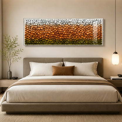 Blue Bloom Wood Flower Wall Decor