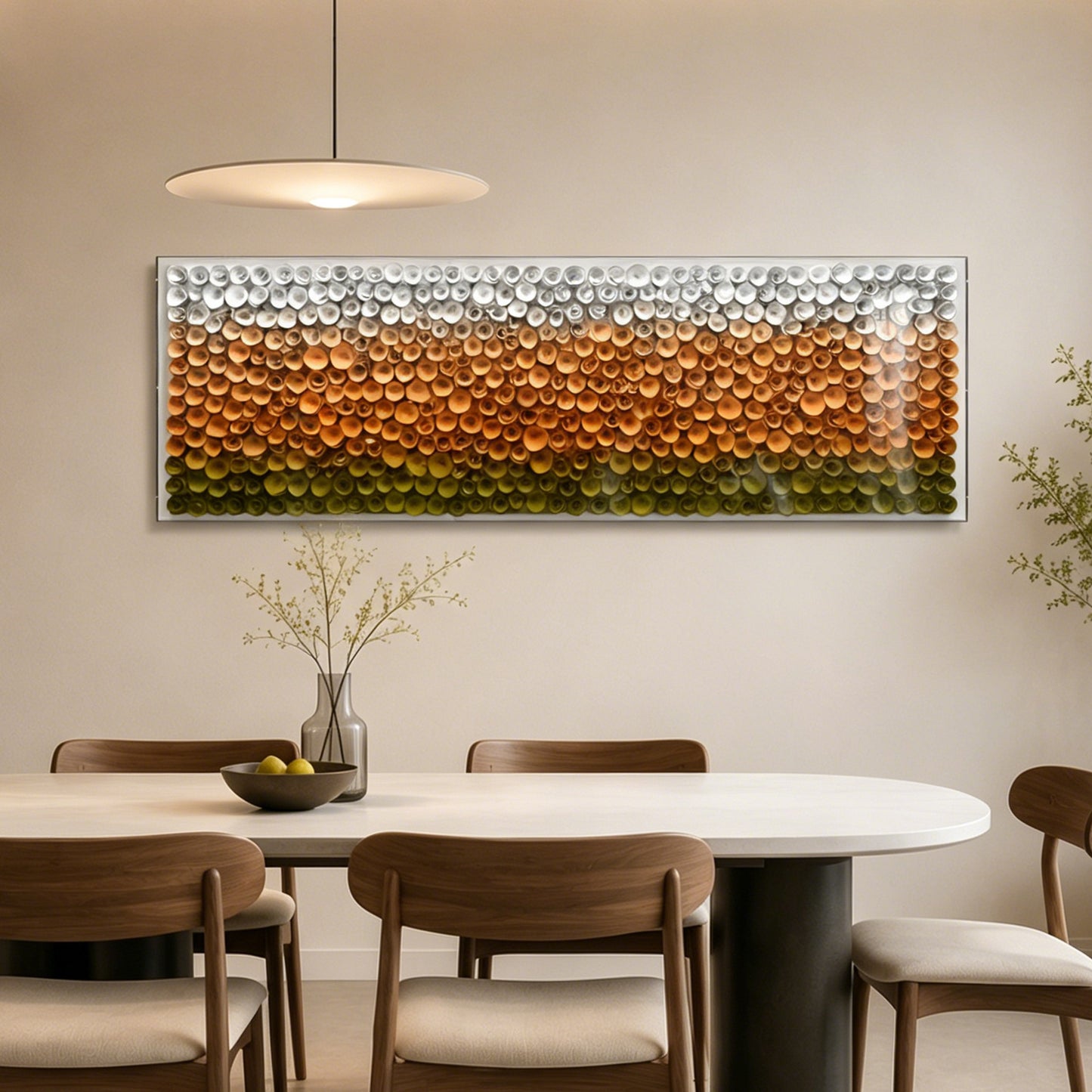 Blue Bloom Wood Flower Wall Decor