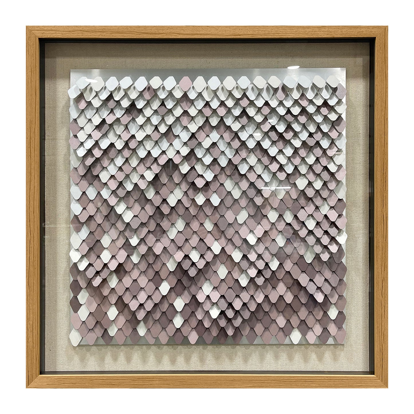 Abstract Textured Metal Patchwork Wall Art - Contemporary Sculpture
