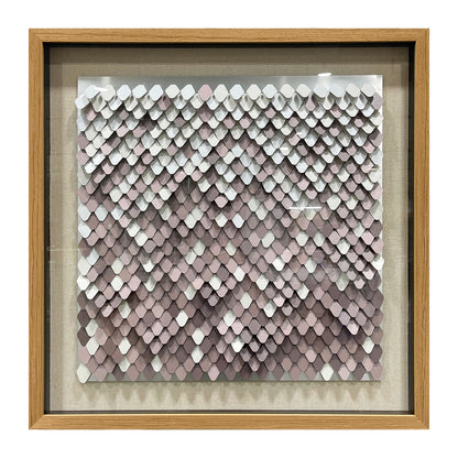 Abstract Textured Metal Patchwork Wall Art - Contemporary Sculpture