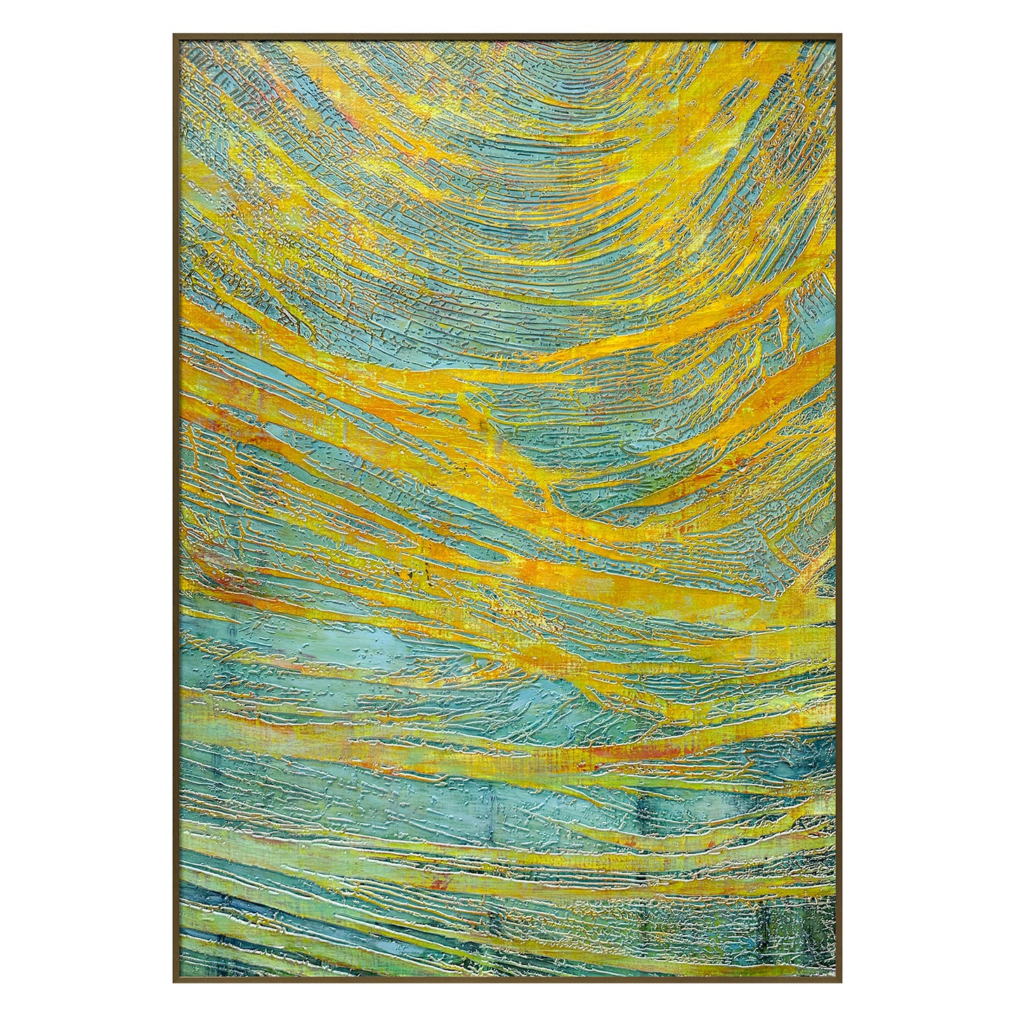 Modern Handmade Wall Art with Layered Texture Design