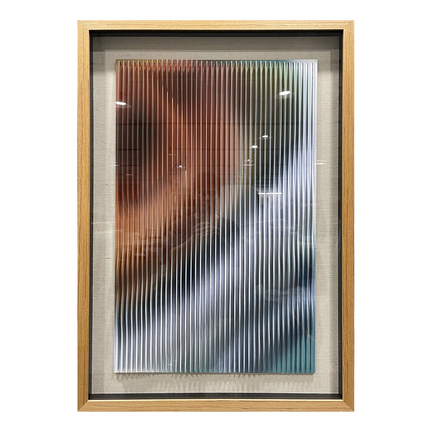 Copper Motion Kinetic Acrylic Form