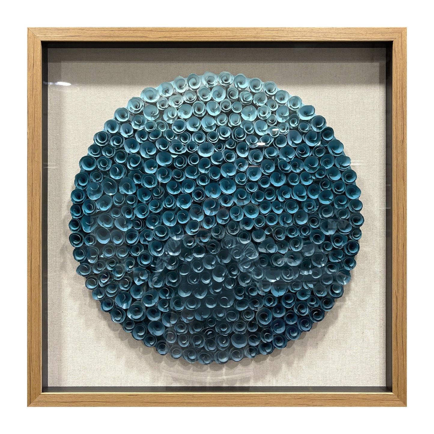 Handmade Wood Paper Flower Wall Art - Luxury Decor