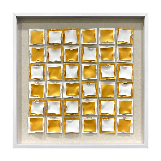 Kinetic Acrylic Strip Wall Art - Modern 3D Holographic Decor