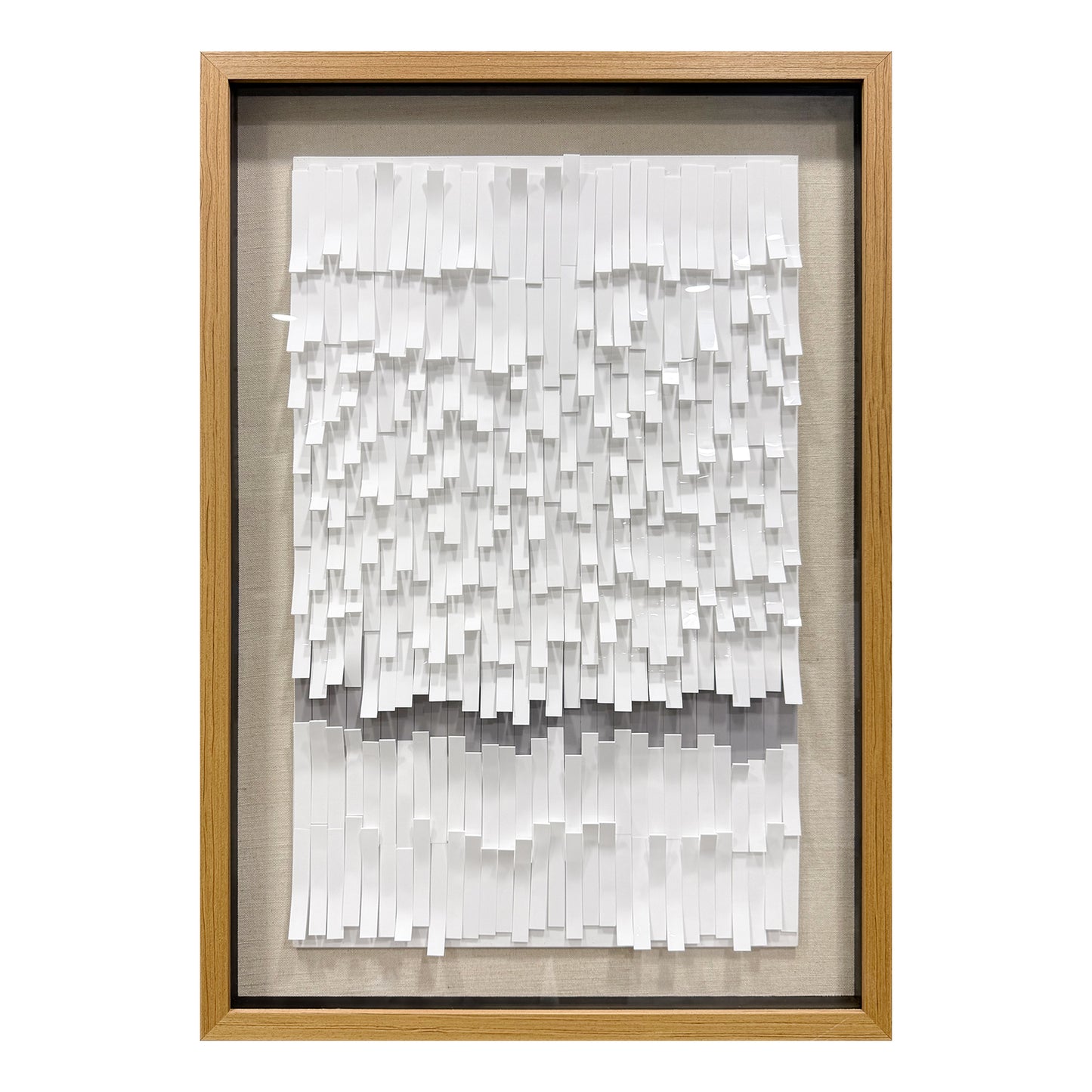 Modern Abstract 3D Wall Art, Handcrafted Aesthetic Decor in Black and White