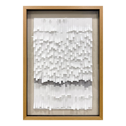 Modern Abstract 3D Wall Art, Handcrafted Aesthetic Decor in Black and White