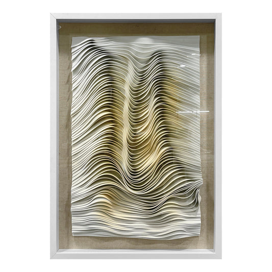 Minimalist Fabric Geometric Wall Hanging Textured Swirl Decor
