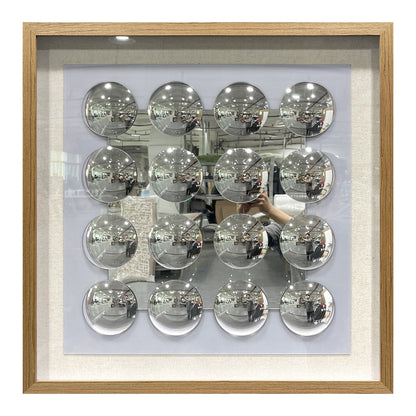 Modern Mirrored Acrylic Wall Art - 3D Convex Mirror Decor
