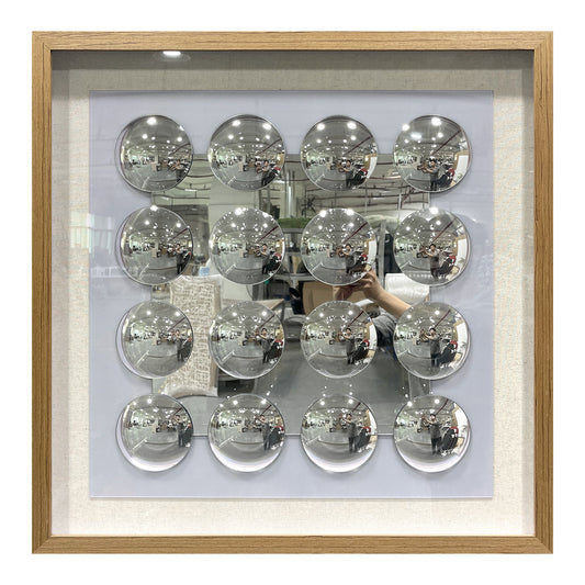 Modern Mirrored Acrylic Wall Art - 3D Convex Mirror Decor