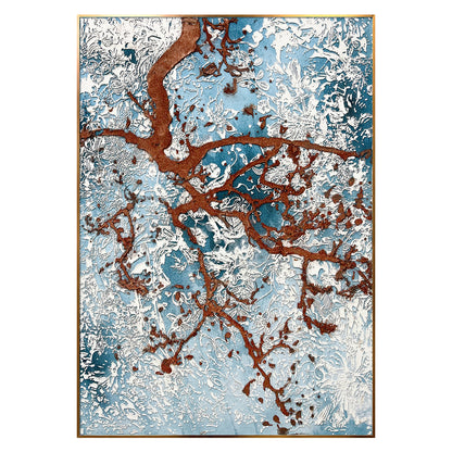 Winter Trees Large Canvas Art, ideal wall decor for living room and bedroom above bed.
