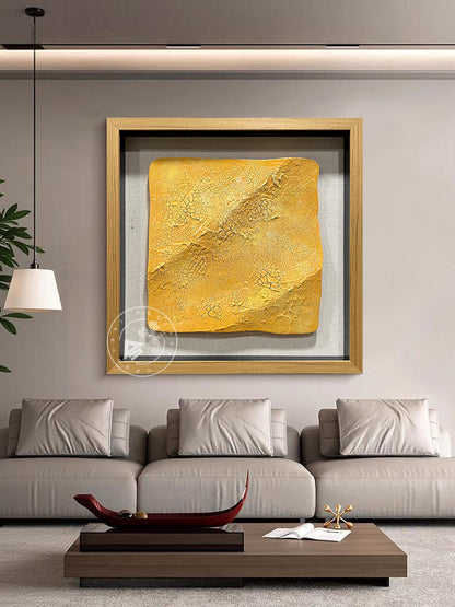 3D Wood Relief Resin Crackle Wall Art