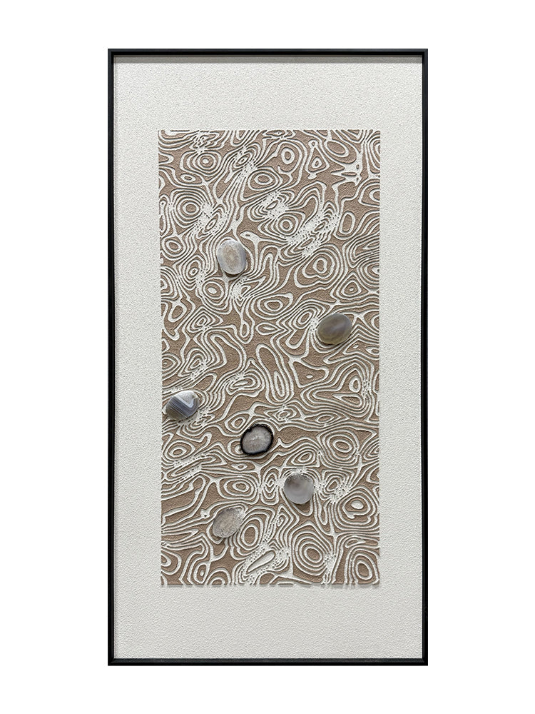 Luxury Heavy Impasto Wave Dimensional Wall Art