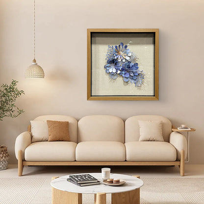 Aluminum Metal Flower Wall Art Hanging Sculpture