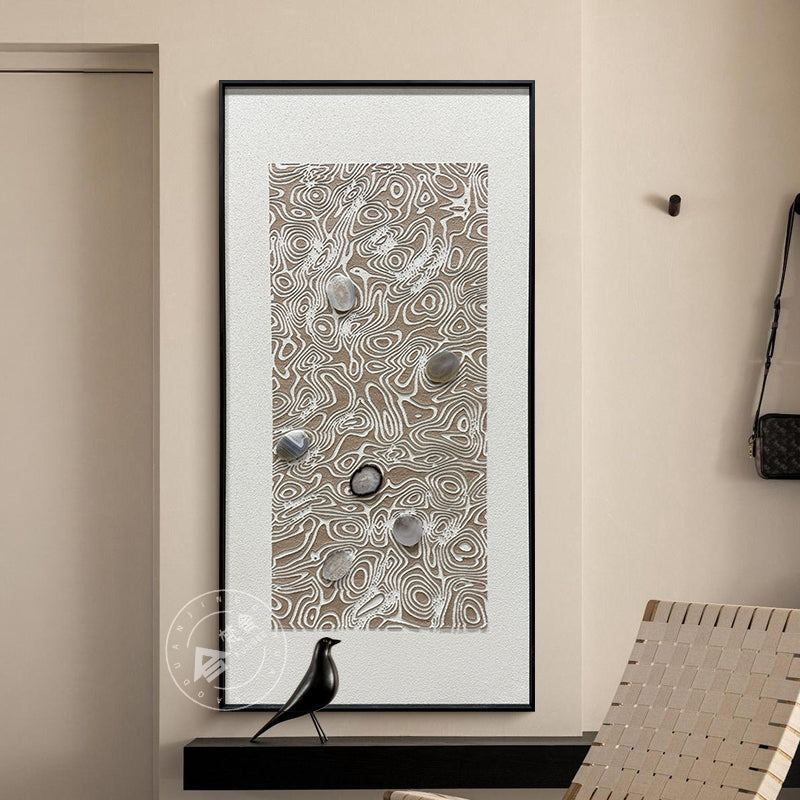 Luxury Heavy Impasto Wave Dimensional Wall Art