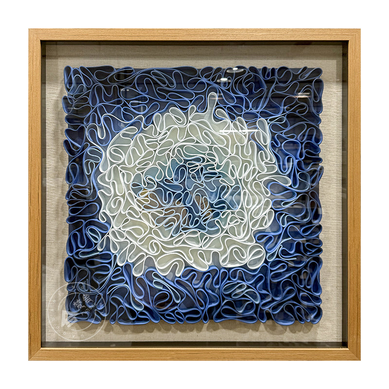 Concentric Earth Tone Paper Ribbon Wall Art
