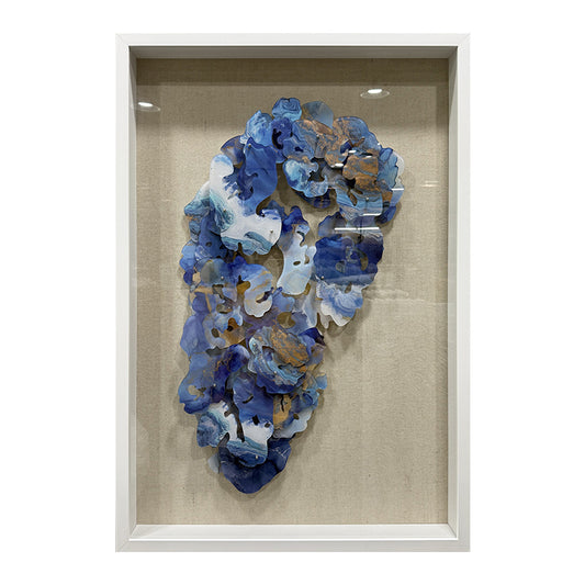 Carved Acrylic Fluid Agate Wall Art Decor
