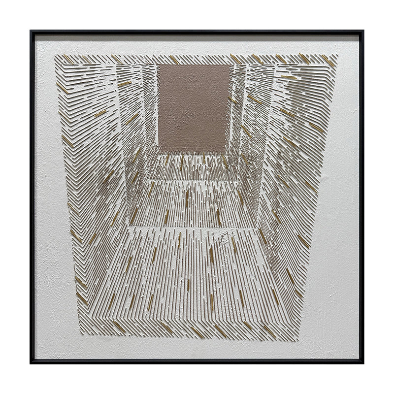 Minimalist Intertwined Lines Dimensional Wall Art Gallery Piece