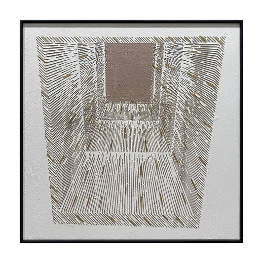 Minimalist Intertwined Lines Dimensional Wall Art Gallery Piece