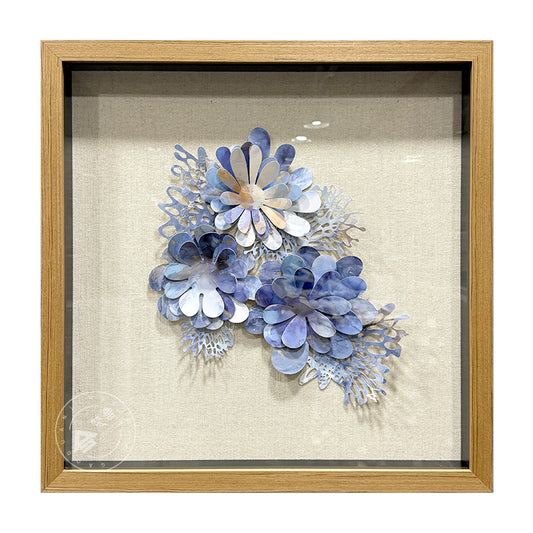Aluminum Metal Flower Wall Art Hanging Sculpture