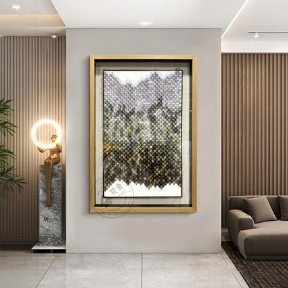 Modern Abstract Acrylic Wall Art Luxury Textured Hanging Sculpture Artwork